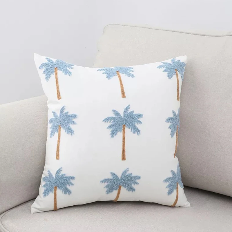 palm tree pillow covers
