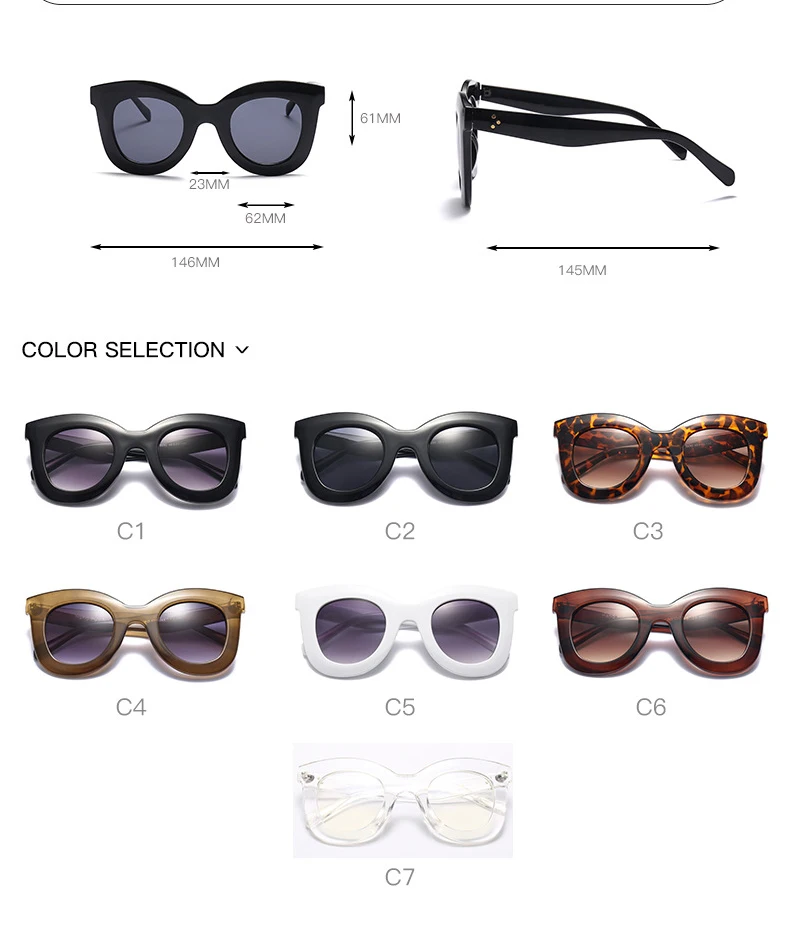 raybans women WHO CUTIE Oversized Cat Eye Flat Top Sunglasses Women 2019 Brand Design Gradient Lens Sun Glasses Retro Vintage Shades Lady 393B coach sunglasses