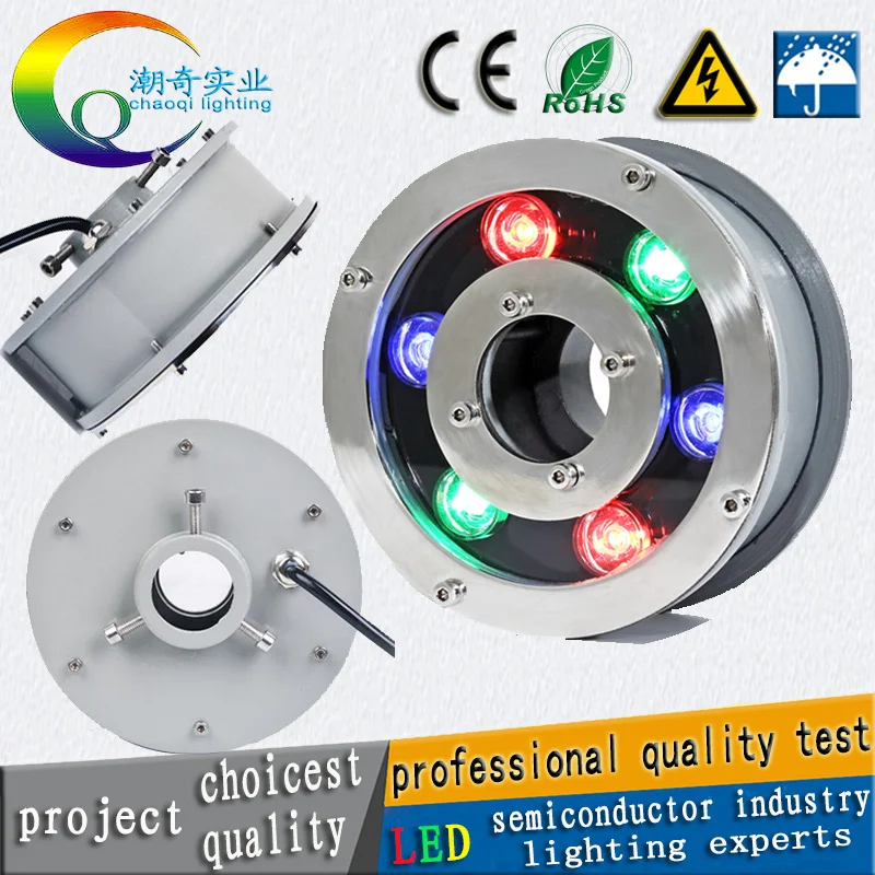 

6w 9w 12w 15w 18W 12V Underwater Pond light IP68 White/ Warm White RGB LED fountain light DC12V/24V Swimming Pool light Led Dec