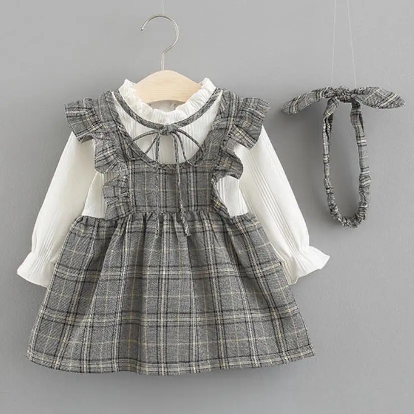 baby plaid dress
