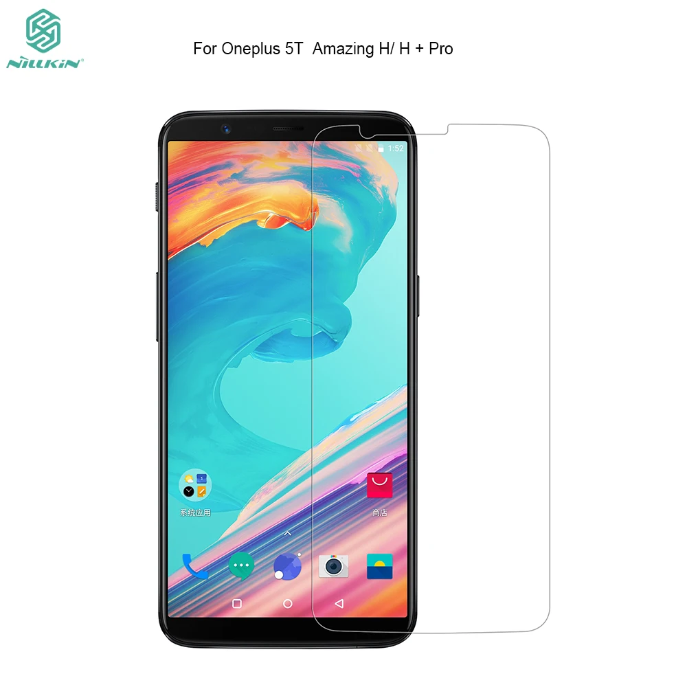

9H Glass For oneplus 5/5T cover NILLKIN Nanometer H Anti-Explosion Tempered Glass Screen Protector Film For OnePlus 3/3T Glass