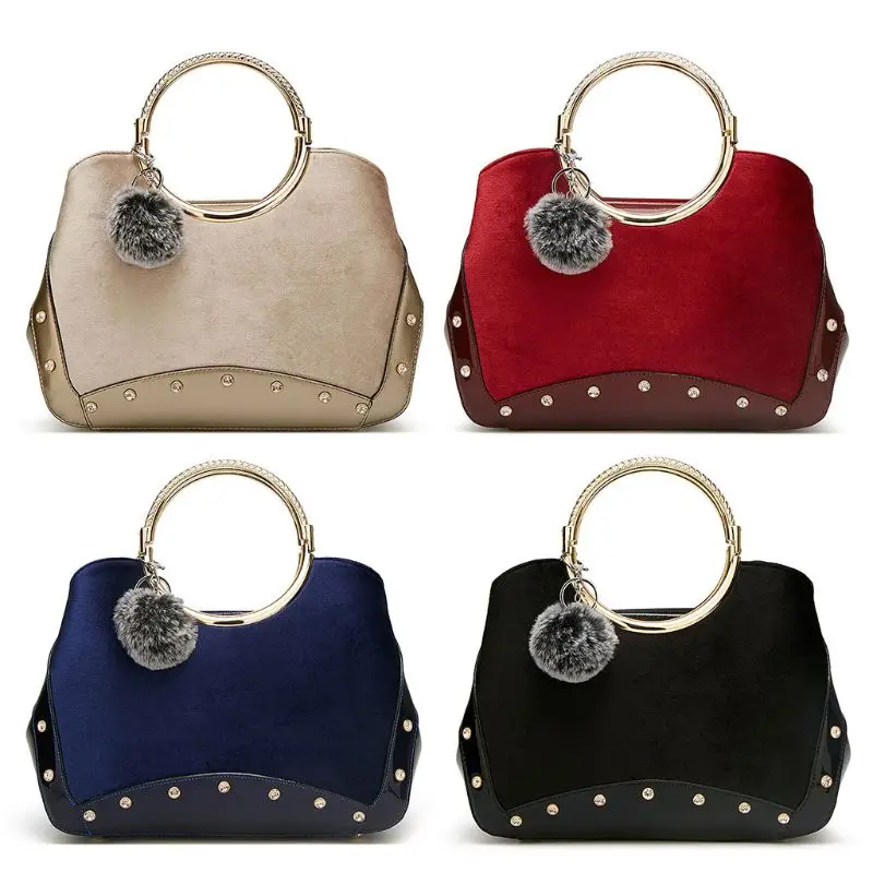 

Ladies Women Velvet Shoulder Bag Tote Purse Handbag Messenger Crossbody Satchel Dinner Party Evening Bags