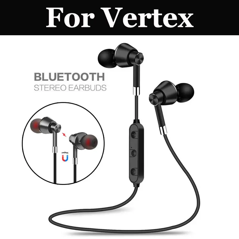Беспроводные наушники в ухо спортивные с микрофоном Bluetooth гарнитура для Vertex Impress