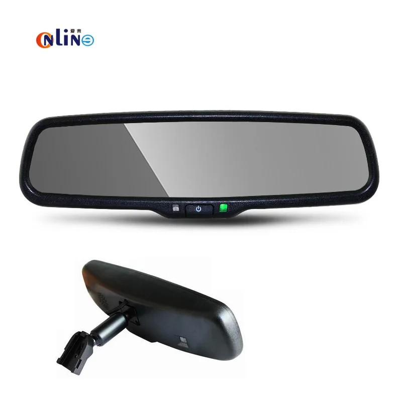 

2016 Special Bracket 4.3" TFT LCD Screen Car Rear View Rearview Mirror Monitor Video Player 2 Video Input For Rear View Camera