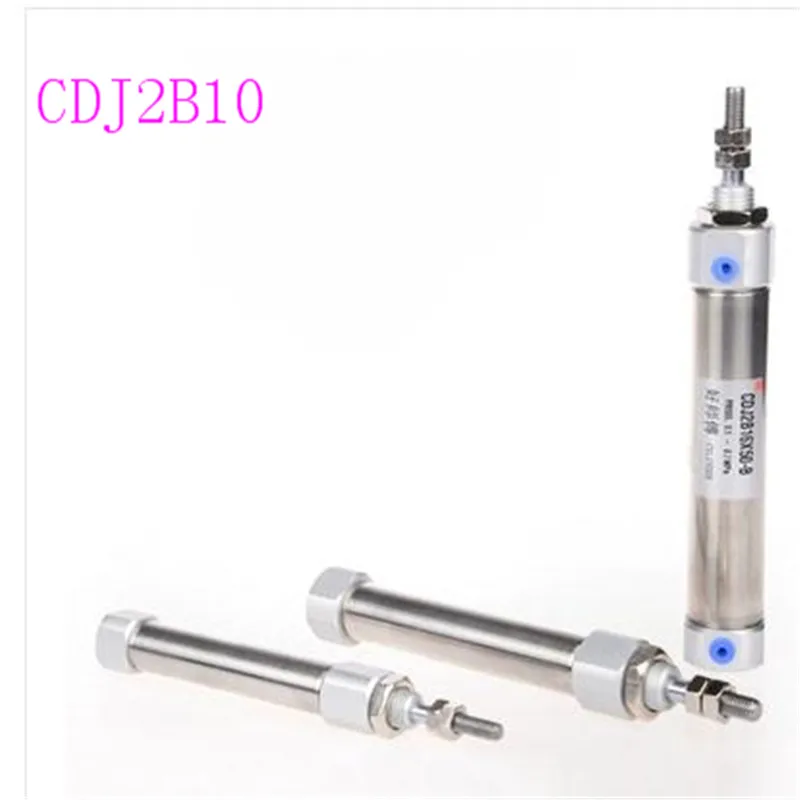 

Pneumatic small stainless steel mini cylinder micro pen needle type CDJ2B10-5 10 15 20 25 30-B