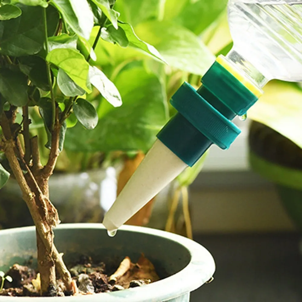 

8pcs/set Lazy Automatic Watering System Flower Plant Watering Drip Irrigation Device Self Watering Spikes Garden Supplies