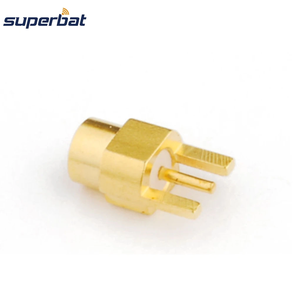 Gold Plated RF Coaxial Connector for Electronic Components