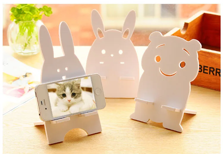 Hot sales Solid White Cartoon Animal Universal mobile