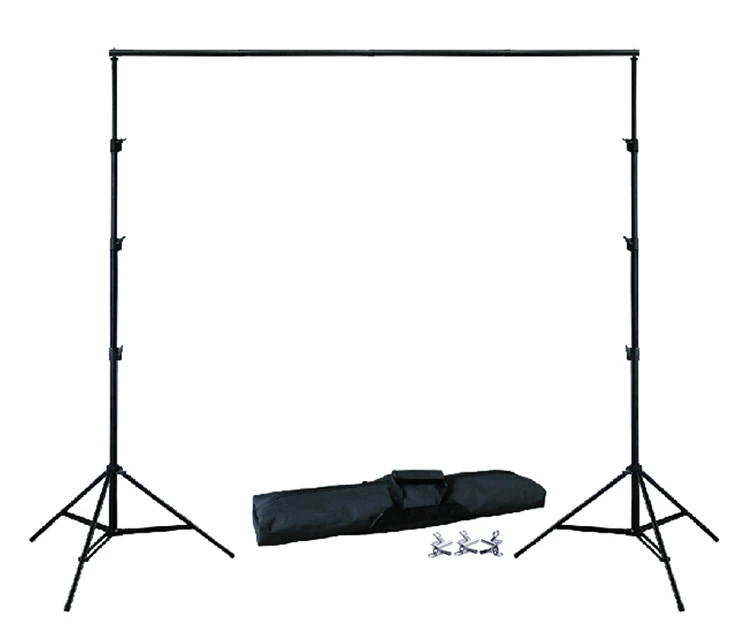 

10Ft X 6.5Ft FREE BACKGROUND HOLDER 3M X 2M Adjustable Muslin Background Backdrop Support System Stand Kit Carrying Bag