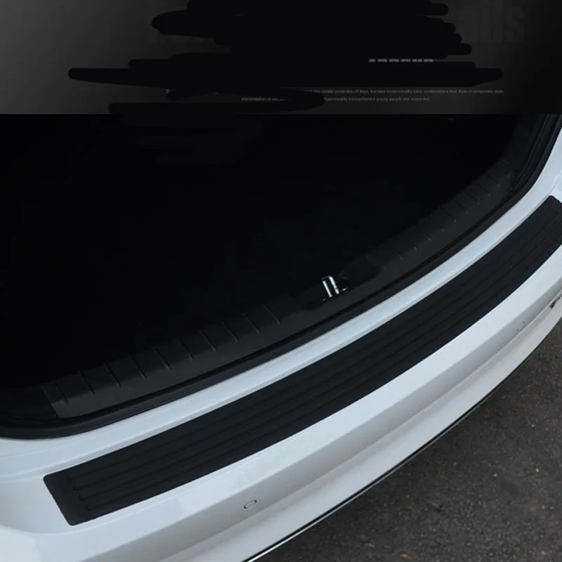 Форма автомобиля Черный 90 см резиновый бампер ограждения края двери полосы отделка для Nissan Teana X-Trail Qashqai Sunny Tiida sunny