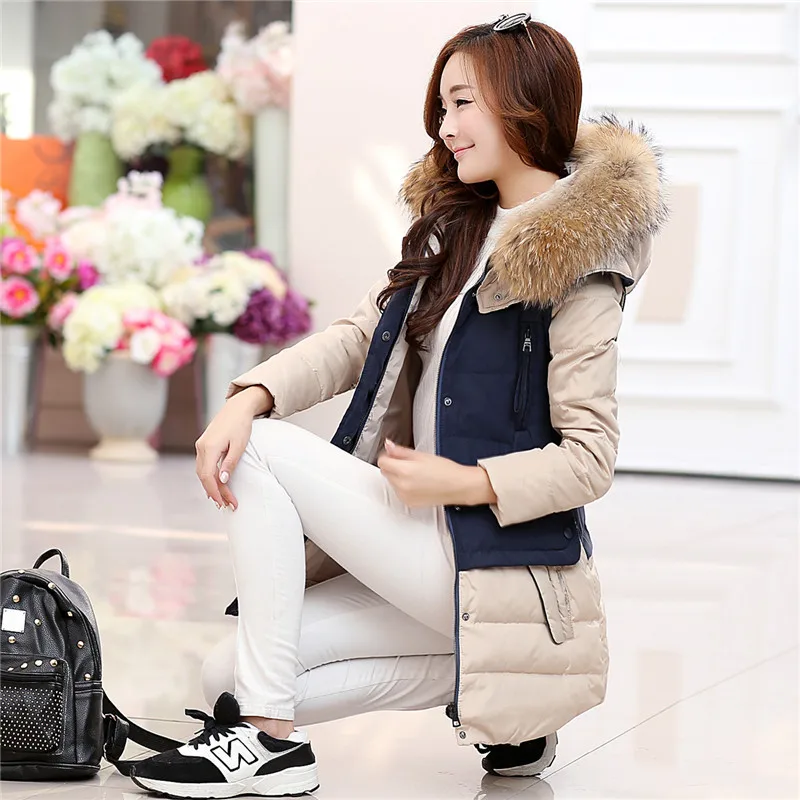 1PCS 2015 winter influx of Korean women jacket and long sections