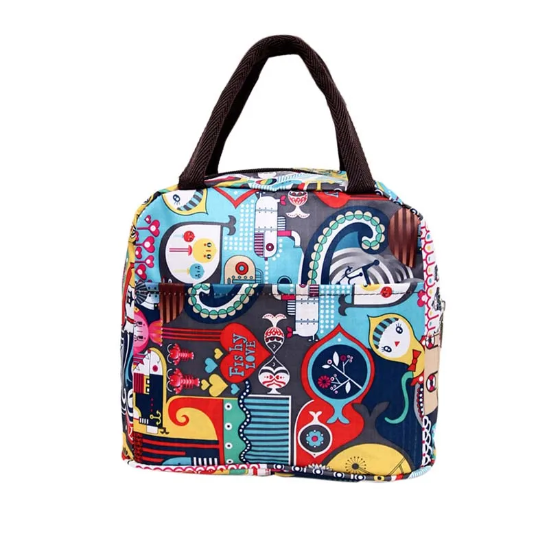 

lonchera 2018 New Lunch Bag Food Picnic for Women Children Cooler Insulated Lunch Thermal Cooler bolsa de almuerzo Meal Bag