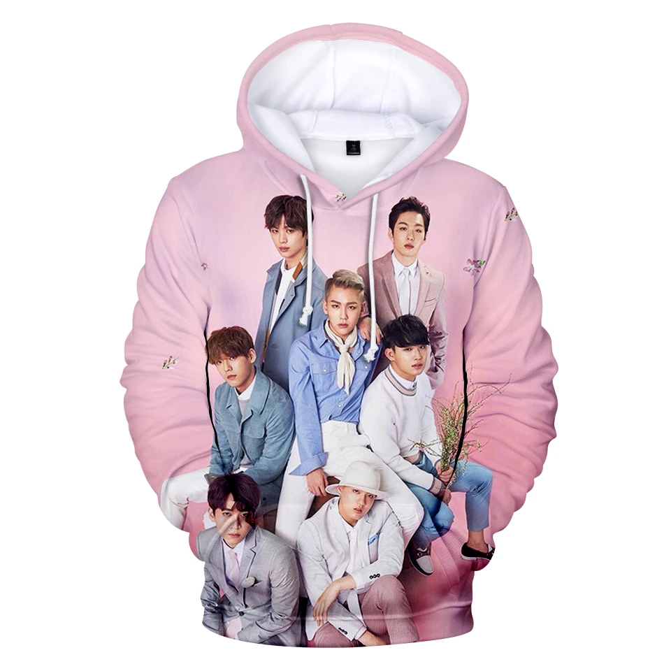 2019 новейшие K-pop Idol BTOB толстовки 3D элегантные уютная Повседневная Верхняя одежда