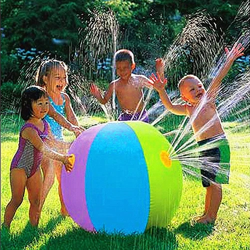 

Summer Children's Outdoor Lawn Swimming Beach Inflatable Water Fountain Ball