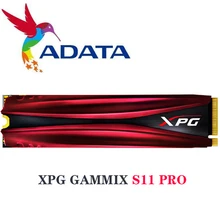 Твердотельный Накопитель ADATA XPG GAMMIX S11 Pro PCIe Gen3x4 M.2 2280 для настольного ноутбука, внутренний жесткий диск 256G 512G