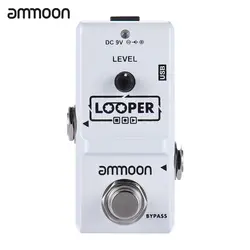 Ammoon AP-09 USB кабель Nano Loop электрогитара напольный эффект Лупер истинный обход неограниченное количество напыщений 10 минут записи