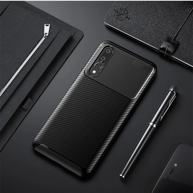 Тонкий прочный мягкий чехол из ТПУ для Huawei P20 P20Pro противоударный телефона с