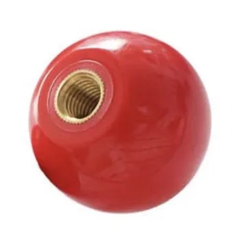 5 шт. M5* 16 мм красный медный сердечник ручка шаровой станок рукоятка маховика мяч - Цвет: red