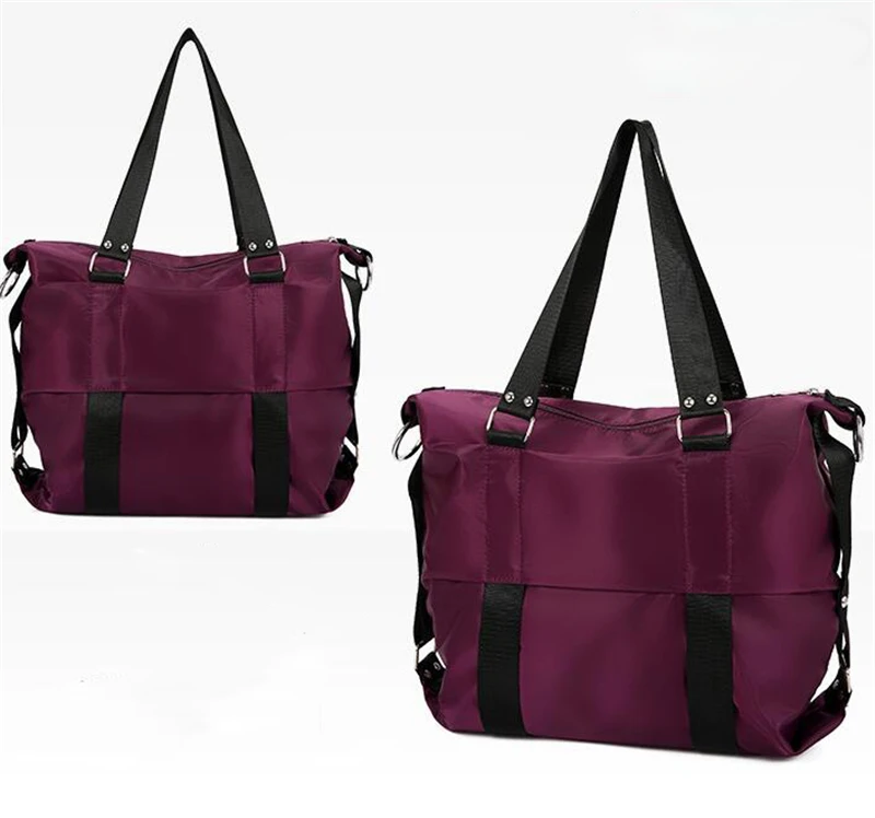 Многофункциональные нейлоновые сумки для женщин, большие повседневные сумки-тоут из нейлона, вместительные сумки через плечо, дорожные сумки, Bolsa Feminina