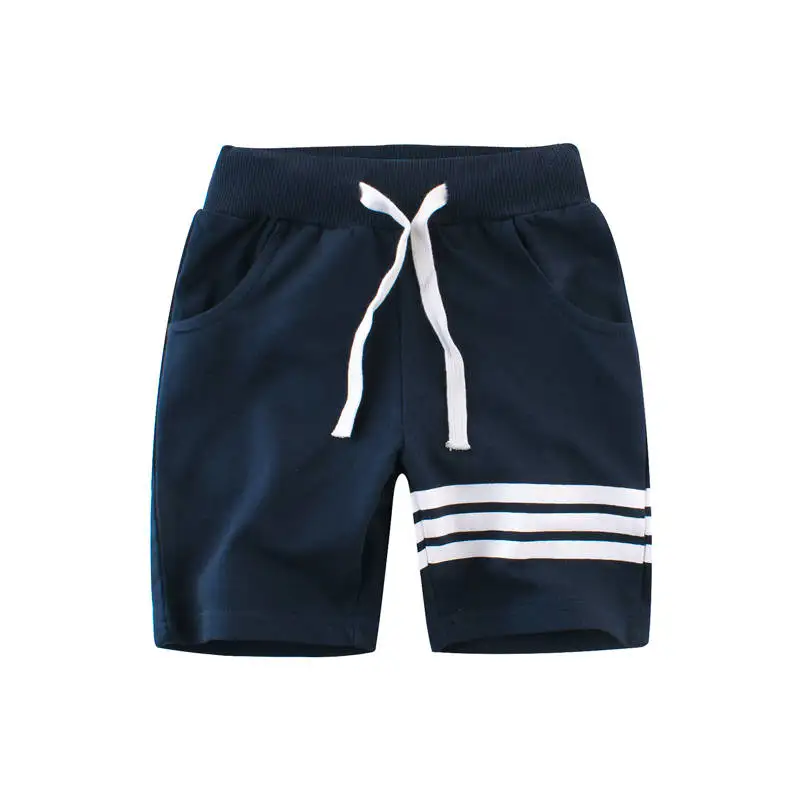 2019 Summer Children Joggers Sports Pants Boys Short Clothes Gray Blue for 2-7 Years |