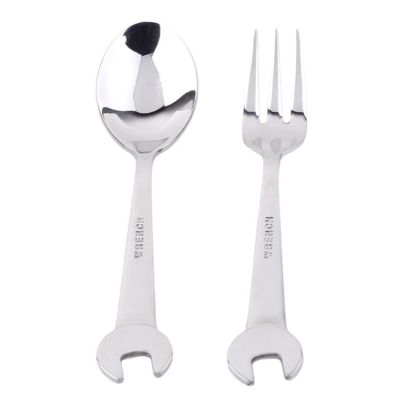 1 шт. ложка и вилка из нержавеющей стали|spoon and fork|dessert forks spoonsdessert fork |