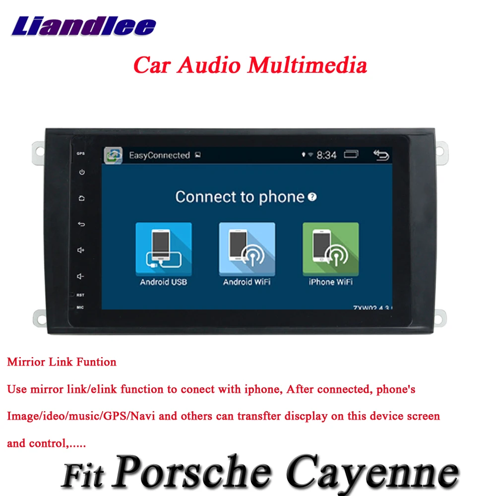 Excellent Liandlee Car Android System For Porsche Cayenne 9PA Radio GPS Nav Navi MAP Navigation Wifi HD Screen Multimedia NO CD DVD Player 2