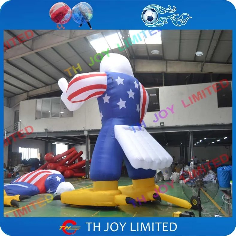 free shiping giant 20ftH Patriotic America inflatable eagle customize