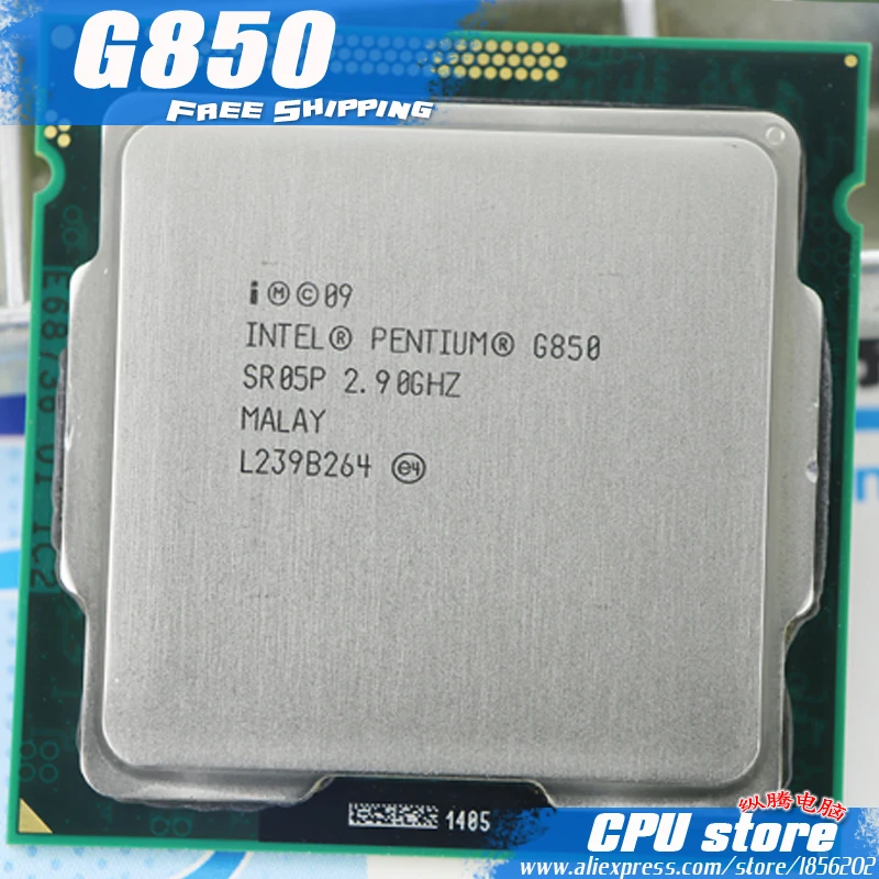 Free Shipping Intel Pentium G850 3M Cache 2.9 GHz L3=3M LGA 1155 TDP ...