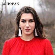 New Arrival Earrings For Women 9 Color Tassel Dangle Fashion Crystal Flower Drop Earrings Statement Jewelry boucle d'oreille 2017 korean ear accessories fashion statement earrings boucle d oreille rhinestone flower beads tassel earrings new jewelry