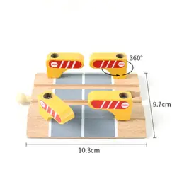 DIY деревянный поезд трек железнодорожный мост аксессуар компонент игрушки туннель ремеслам