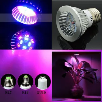 

Full spectrum GU10 LED Grow lights 10W LED Grow lamp bulb for Flower plant Hydroponics system AC 85V 110V 265V grow box