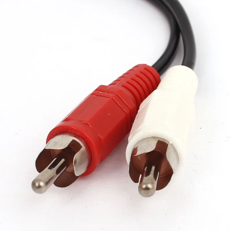 3,5 мм стерео Женский 2 RCA Мужской av-кабель вспомогательный аудио адаптер провод#8