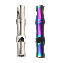 Свисток для выживания в чрезвычайных ситуациях из нержавеющей стали брелок для походов кемпинга на открытом воздухе спортивные инструменты двухканальный свисток аксессуары