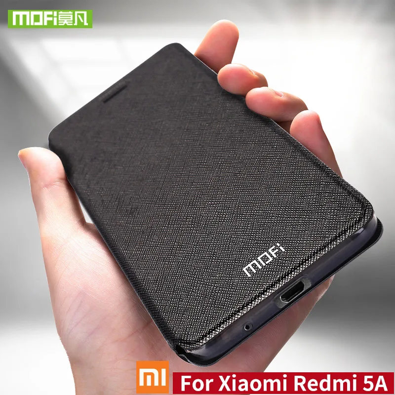 Mofi для Xiaomi Redmi 5A чехол для Xiaomi Redmi 5A чехол силиконовый держатель TPU Флип кожаный для Xiaomi Redmi 5A чехол 360 Жесткий