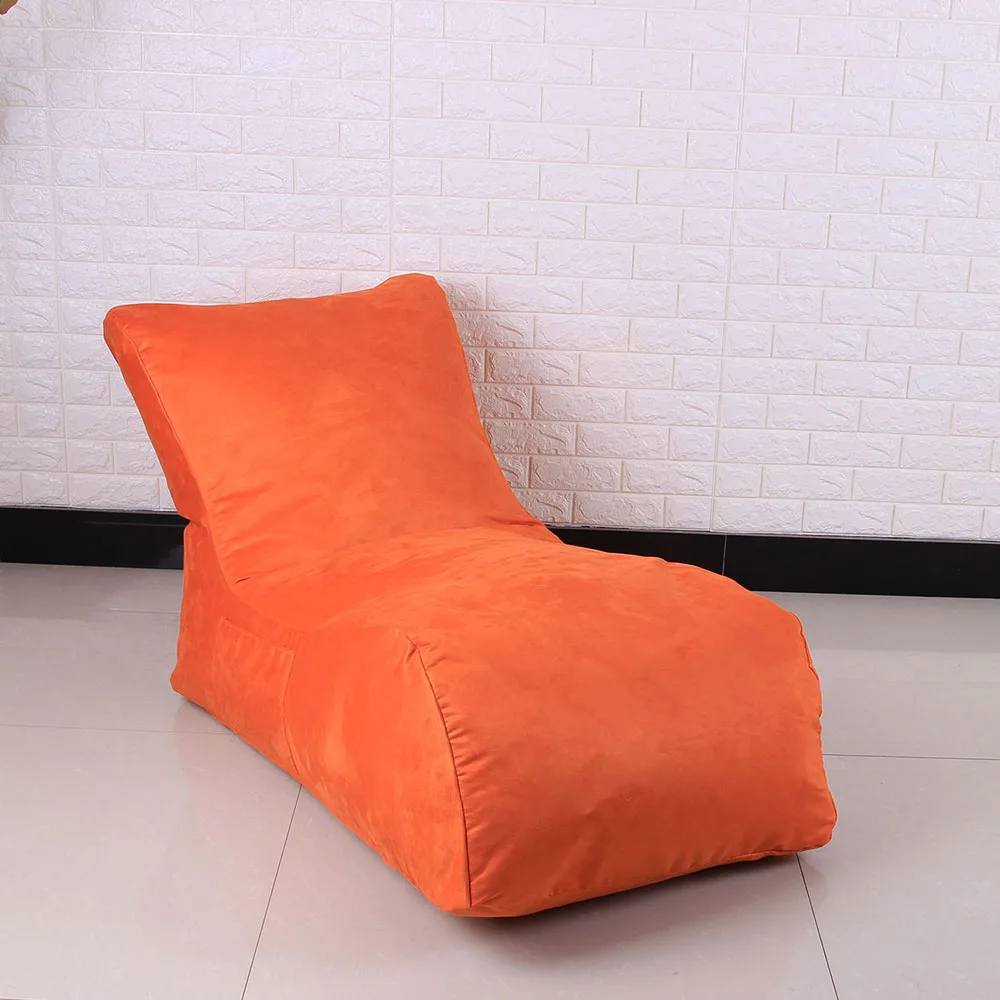 LEVMOON кресло Beanbag Chat Bean bag набор диванов мебель для гостиной без наполнения Beanbag кровати lazy seat zac - Цвет: orange