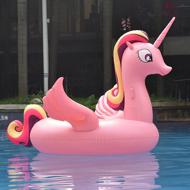 Надувной поплавок для бассейна 275 см надувной в виде единорога Pegasus Floaties надувные