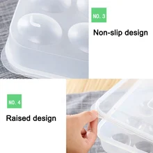 30 Сетка Коробка для яиц большая емкость Штабелируемый контейнер для яиц контейнер для хранения для холодильника HFing