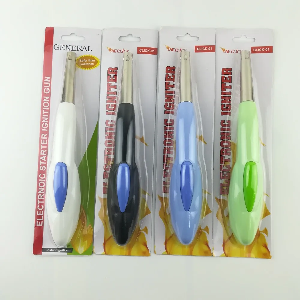 2PCS Home Kitchen Stainless Steel Pipe Fire Starter Portable Electronic