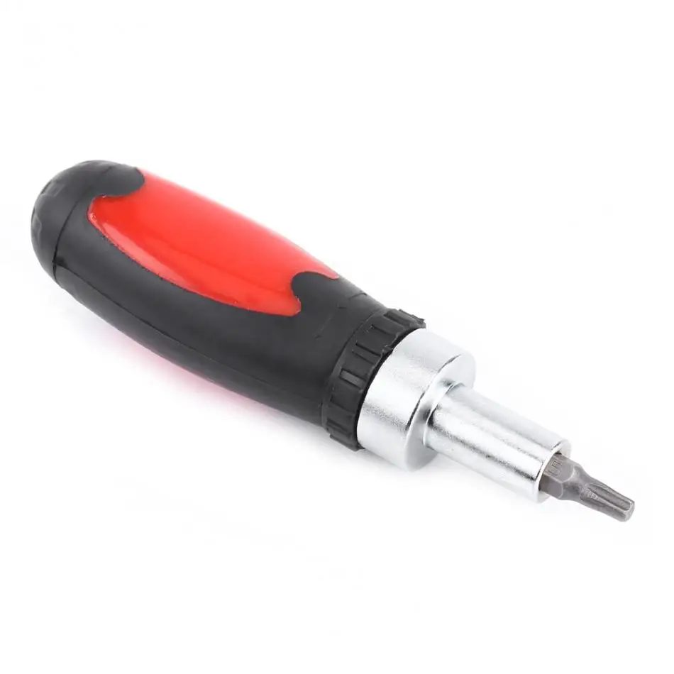 Nut Driver Handle Manual Screwdriver with 10 Pcs Interchangeable Screwdriver Bits Slot Cross Star Shape Drive Nut Driver Handle Manual Screwdriver with 10 Pcs Interchangeable Screwdriver Bits Slot Cross Star Shape Drive