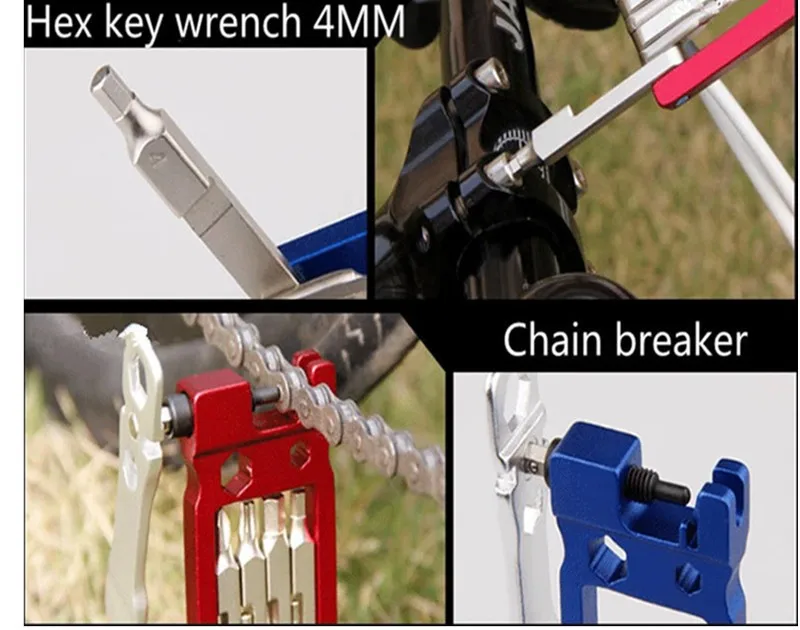 19 в 1 многофункциональные инструменты для ремонта велосипеда, наборы инструментов для горного велосипеда, набор инструментов для горного велосипеда, складной шестигранный ключ, инструмент для отвертки