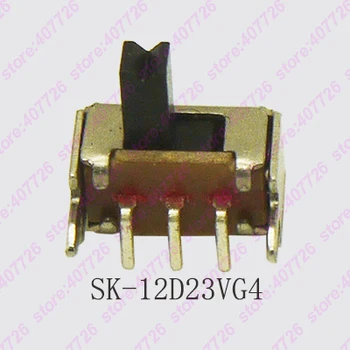 

200PCS 3Pin Mini Slide Switch On-OFF Micro Toggle Switch H=4MM Miniature Horizontal Slide Switch SMD SK-12D23VG4