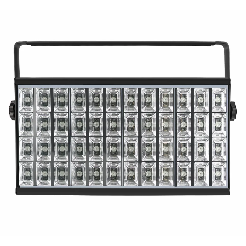 10Pcs/Lot 48Pcs LEDs Strobe Flash Light Portable 90W RGB 3IN1 Sound Control Strobe Lights For Stage Disco DJ Bar Party Club - Цвет: Without Barndoor