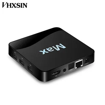 

VHXSIN T96 Max 2.4GB+5G Wifi Android 9.0 Smart Box 2GB 16GB BT4.1 Amlogic S905X2 Tv Box