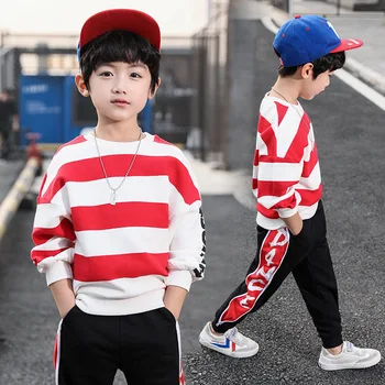 

Kids Clothing Sets Long Sleeve Boys Outerwear Jackets + Pants, Autumn Spring Children's Sports Suit Boys Clothes Free Shipping
