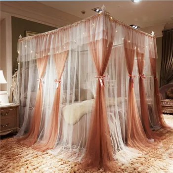 

150*200 cm/180x200cm/200x220cm Mosquito Net Elegant Lace Insect Bed Canopy Netting Curtain Round Dome Mosquito Net for Bedding