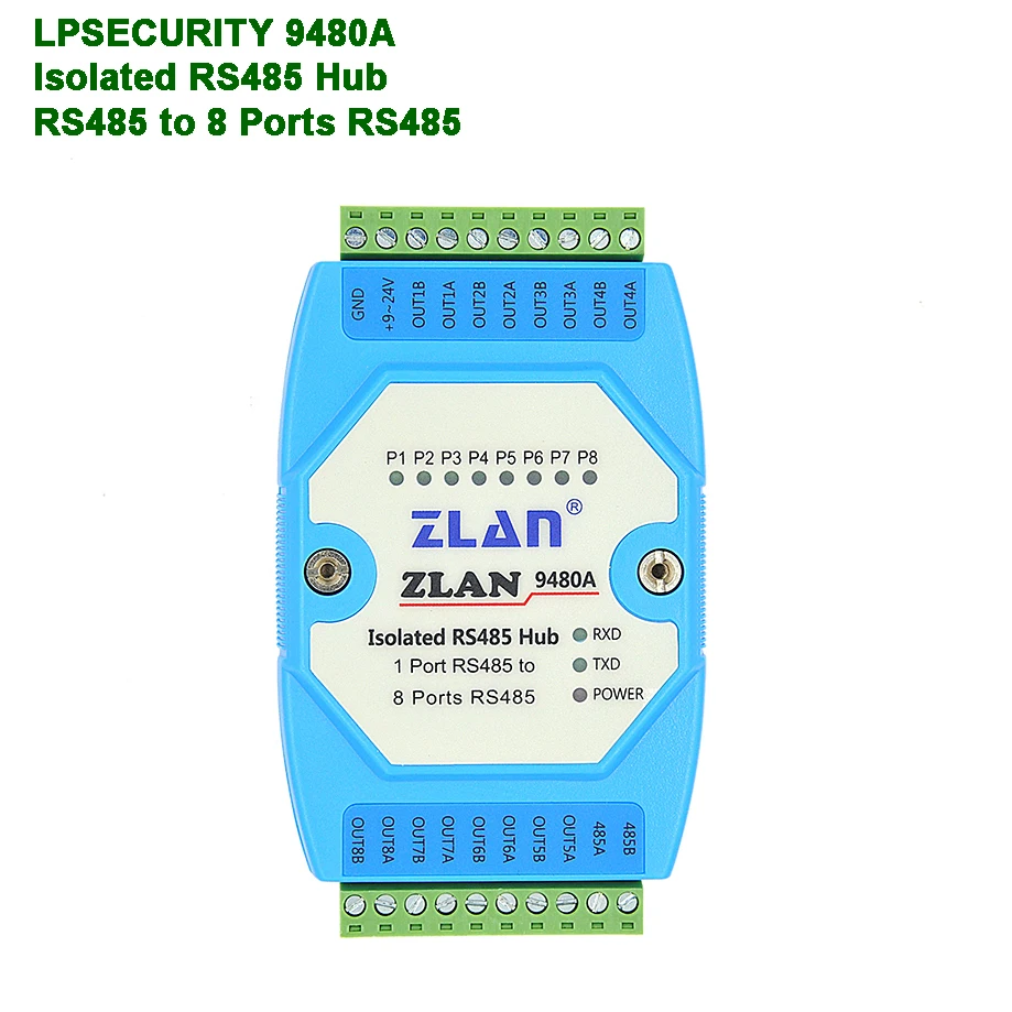 8-kan-le-RS485-hub-industrielle-isolation-RS485-zu-RS485-converter ...