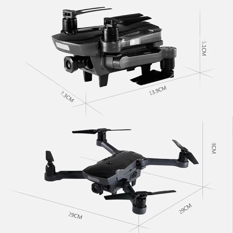 CG033 бесщеточный GPS FPV RC Дрон с 1080 P HD WiFi Gimbal камера или нет Вертолет камеры складной Квадрокоптер Дрон с GPS