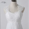 ADLN Maternity Empire Wedding Dress Customized White/Ivory Chiffon Bridal Gown for Pregnant Woman Plus Size Robe de Mariee 6