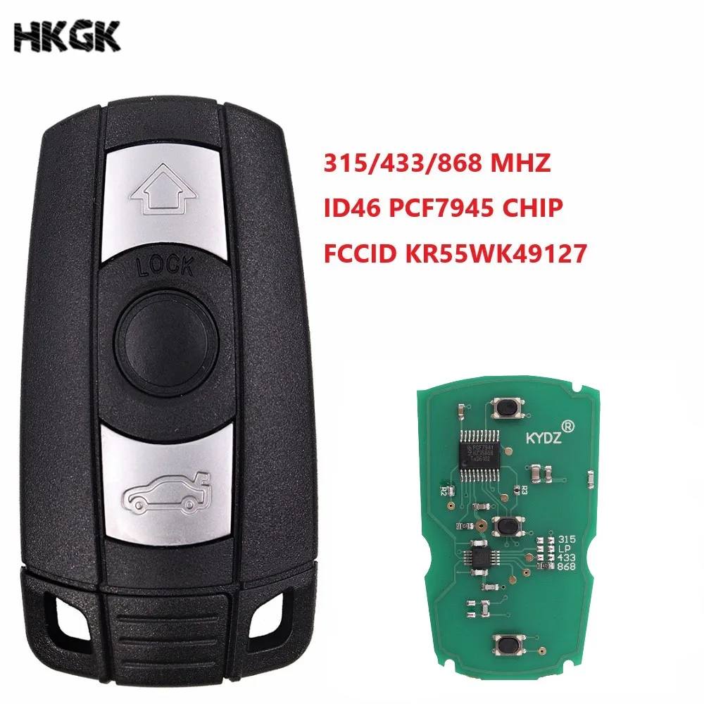 KEYECU-Replacement-KYDZ-Smart-Remote-Key-Fob-3-Button-CAS3-868MHz-With-ID7944-Chip-for-BMW