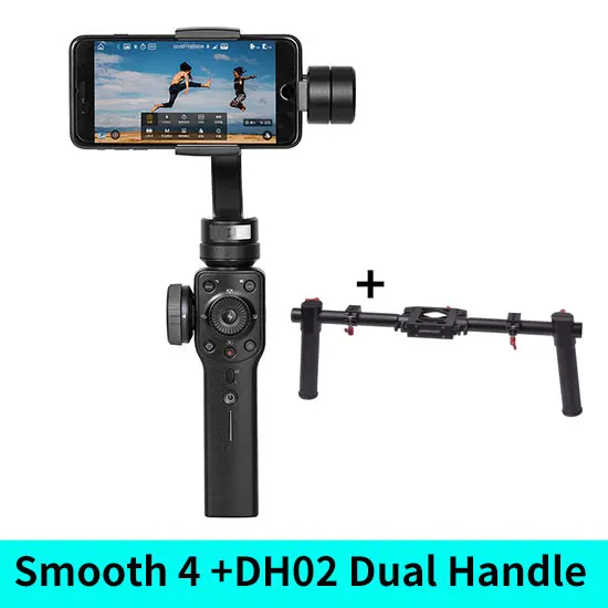 Zhiyun Smooth 4 смартфон 3 оси карданный стабилизатор мобильный видео steadicam для iphone/Android Экшн камера VS Smooth Q - Цвет: 4AddDH02